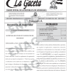 La Gaceta N° 35,820 del 12 de enero de 2022
